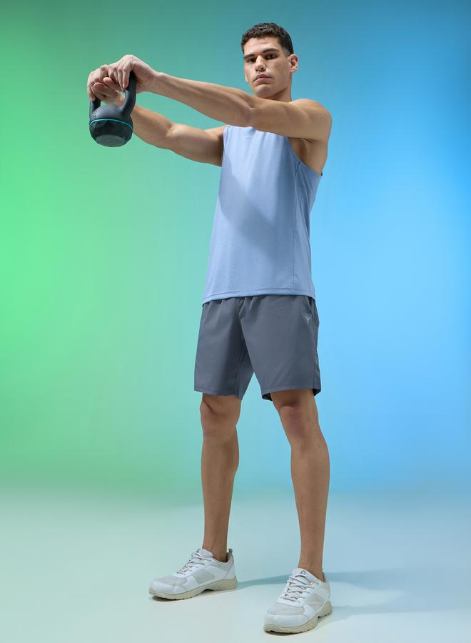 Technosport Men Solid Relaxed Fit Sports Shorts with TECHNOLITE - Image 5